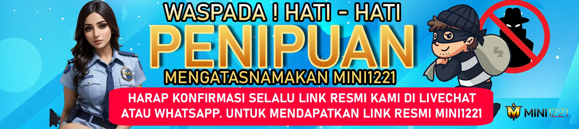 Login Link Resmi MINI1221 - RR1221ASIA