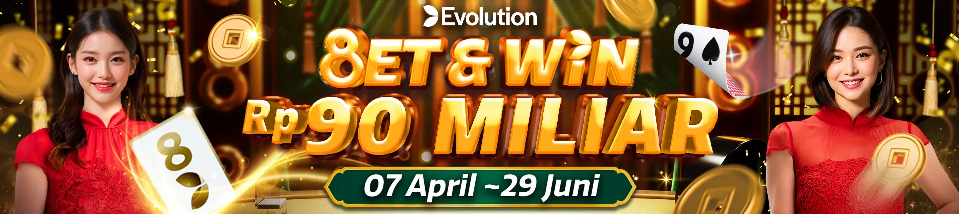 Bet&Win Tournamen Evolution Slot dan Casino